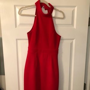 Lulu’s Red Midi Dress